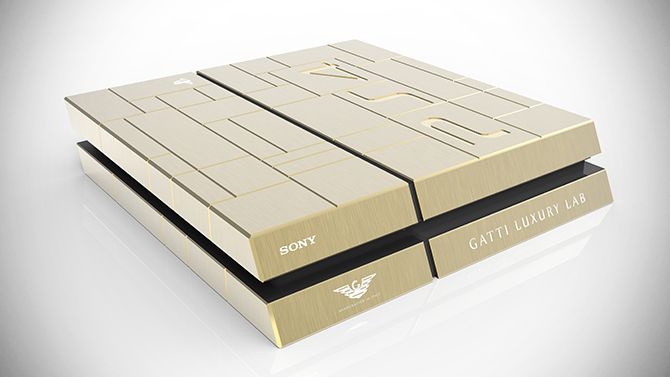 PS4 Xbox One : 10.000 euros pour une console en or, les images