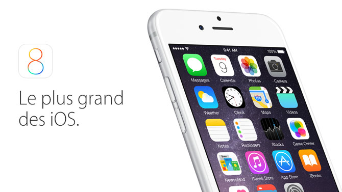 iOS 8 sera accessible à tous dans quelques jours