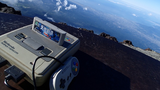 L'ascension du Mont Fuji par une Super Nintendo