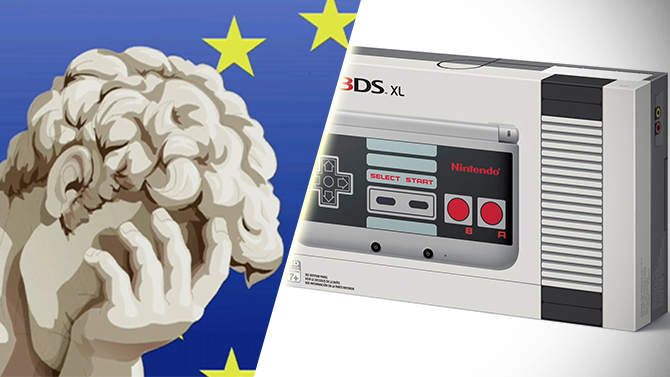 Pas de 3DS XL NES en Europe