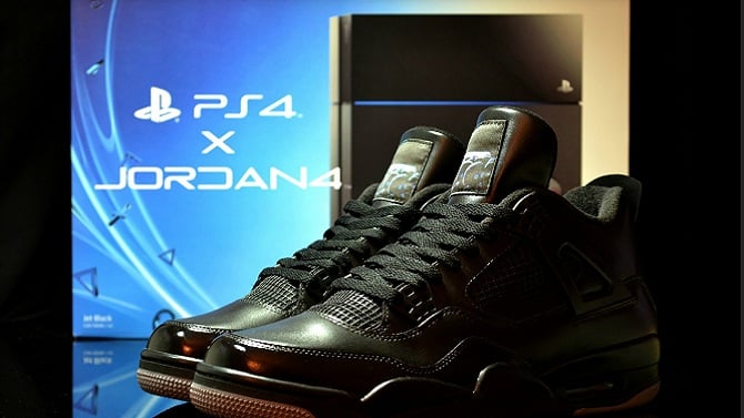 Des Air Jordan IV aux couleurs de la PS4 en édition limitée