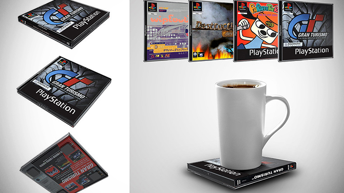 Des jeux PlayStation comme dessous de verre