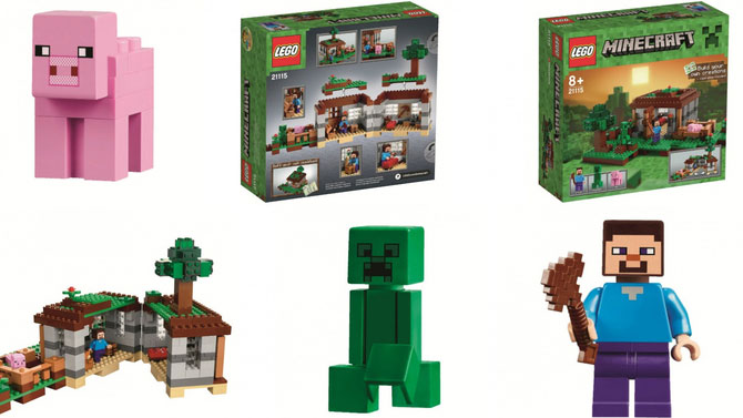 LEGO dévoile sa nouvelle gamme Minecraft