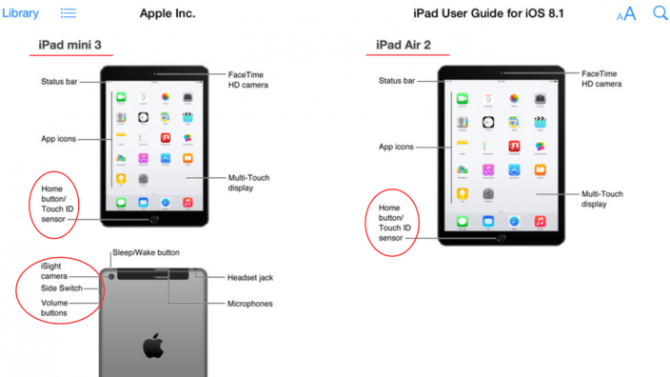 Apple dévoile par erreur l'iPad Air 2 et l'iPad Mini 3