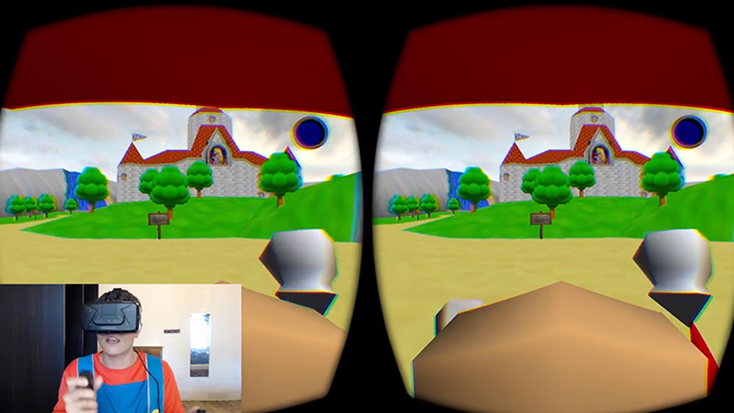 Mario 64 jouable avec l'Oculus Rift, la vidéo