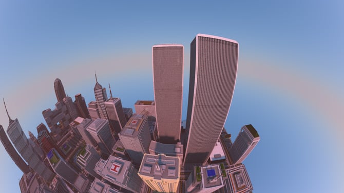 L'image du jour : Minecraft, 2 ans et 4,5 millions de blocs pour construire une ville