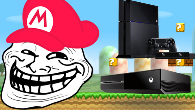 Quand Nintendo trolle les PS4 et Xbox One