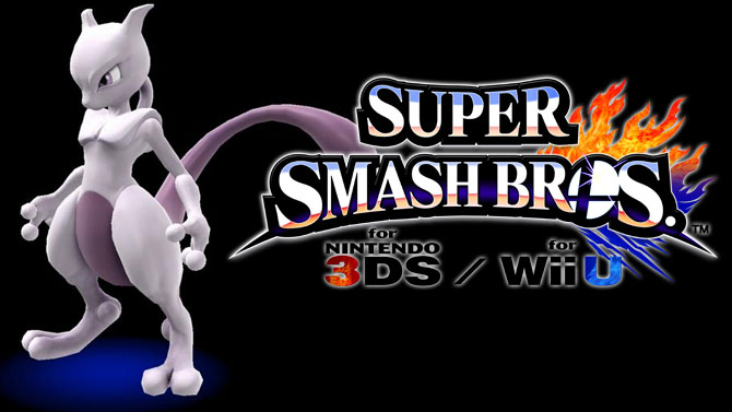 Mewtwo en DLC sur Super Smash Bros. 3DS et Wii U
