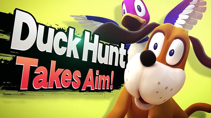 Smash Bros. Wii U : la géniale vidéo d'introduction de Duck Hunt