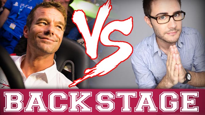 Backstage #15 : Cyprien VS Sébastien Loeb