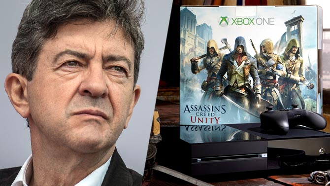 Game Cash offre une Xbox One et Assassin's Creed Unity à Jean-Luc Mélenchon