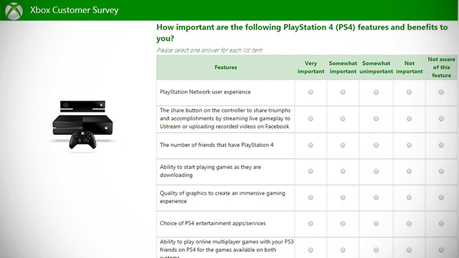 Microsoft veut l'avis des joueurs sur la PS4
