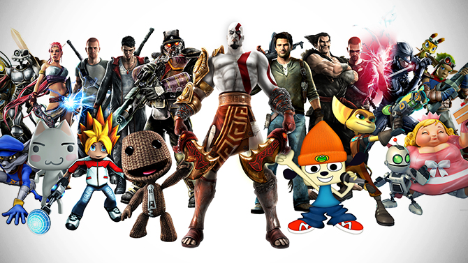 Les Japonais listent jeux et personnages associés à PlayStation