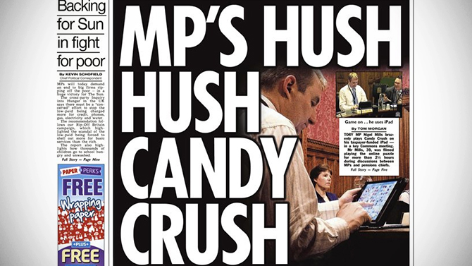 Un député joue à Candy Crush en pleine session parlementaire