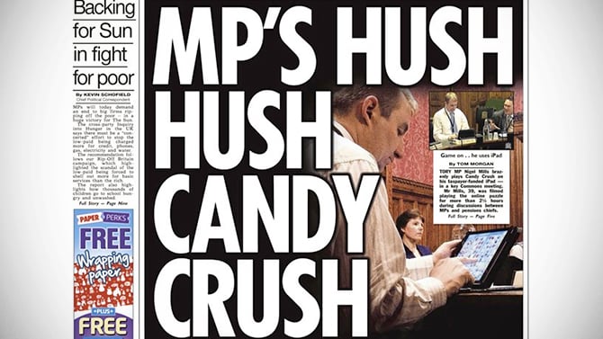 Un député joue à Candy Crush en pleine session parlementaire