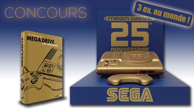 Concours Mega Drive 25 ans : gagnez ouvrages et console ultra collector