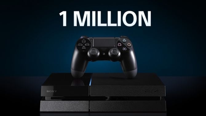 Sony annonce 1 million de PS4 en France