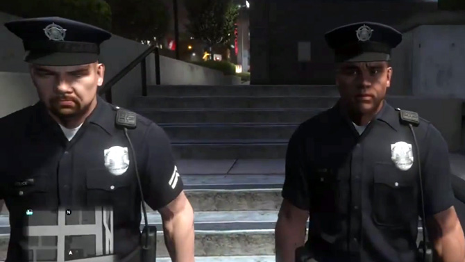 L'image du jour : un policier à la voix suspecte dans GTA V