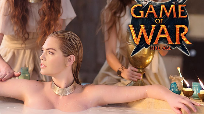 Kate Upton égérie de Game of War pour le Super Bowl, la vidéo