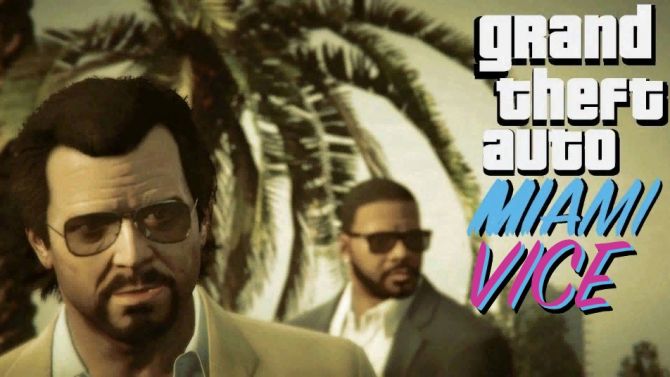 GTA 5 : des joueurs recréent l'ambiance de Vice City en images