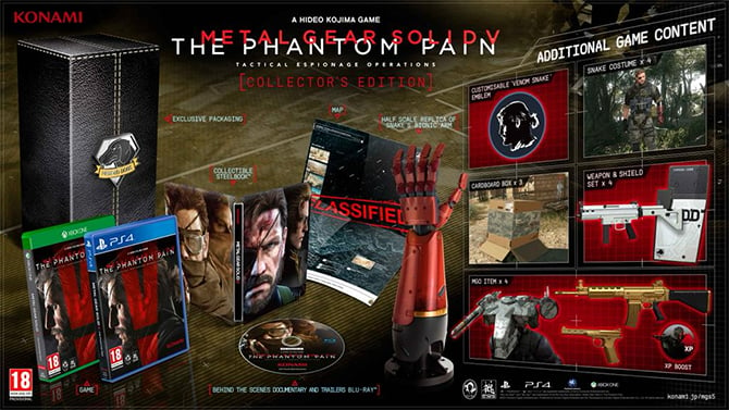 MGS 5 : Edition collector et Day-One, infos + prix