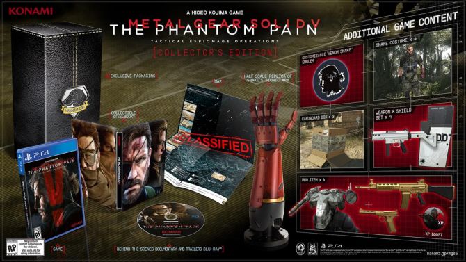 Metal Gear Solid V : le collector disponible en précommande en France