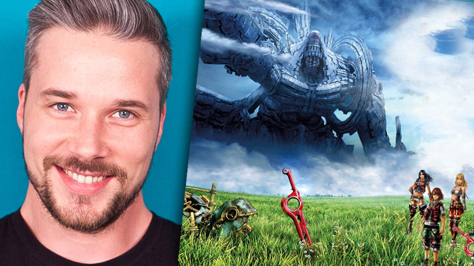 Joe Vidéo joue son rôle dans Xenoblade Chronicles 3D