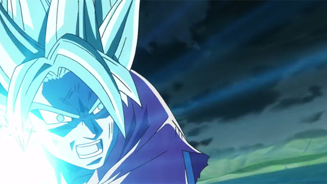 Dragon Ball Z Résurrection de Freezer : Golden Freezer vs Goku SSGSS en