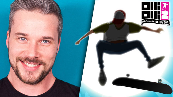 Joe Vidéo fait la planche dans OlliOlli 2 Welcome to Oliiwood