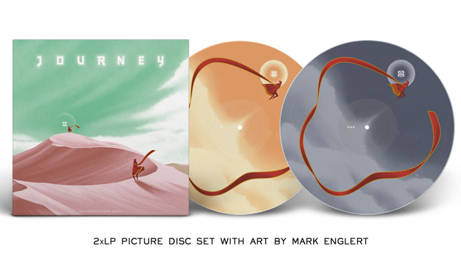 Journey : la BO en vinyle et une immense illustration à encadrer