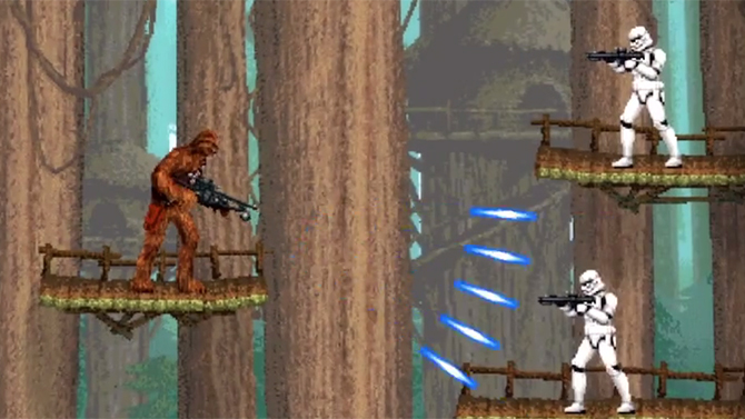Star Wars : Chewbacca héros d'un Contra développé par Konami