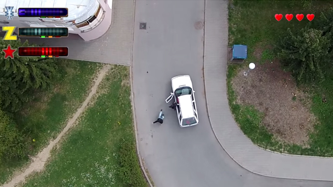 Voici à quoi ressemble GTA 2 en vrai, filmé avec un drone