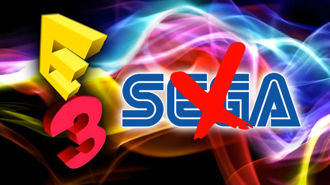 Sega ne sera pas présent à l'E3 2015