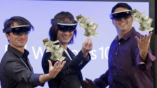 HoloLens coûterait "beaucoup plus" cher qu'une console de jeu