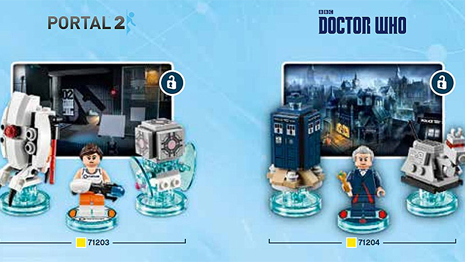 LEGO Dimensions : The Simpsons, Portal, Jurassic World et Doctor Who confirmés, les images