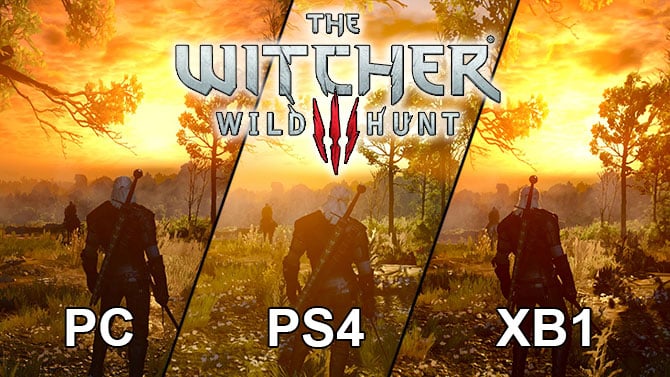 The Witcher 3 : notre comparatif PC - PS4 - Xbox One
