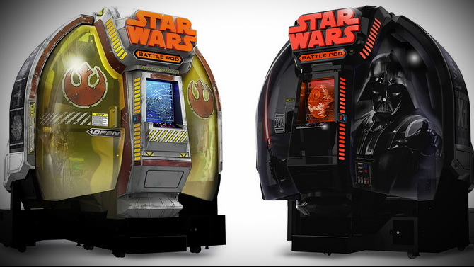 Star Wars Battle Pod : des cabines d'arcade Premium à prix d'or