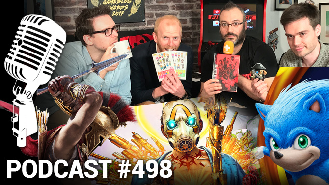 PODCAST 498 : La rédac' se lâche sur Borderlands 3, Sonic le Film et Assassin's Creed
