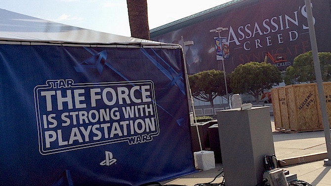 Star Wars Battlefront "la Force avec la PS4" à l'E3 : nos photos