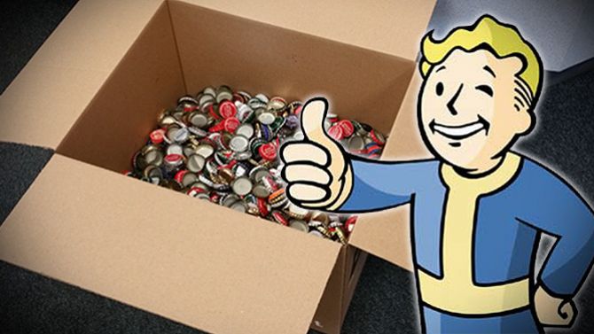 E3 2015 : Un fan précommande Fallout 4 avec... plus de 2000 capsules de bouteilles