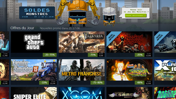 Steam : c'est le dernier jour pour profiter de toutes les soldes