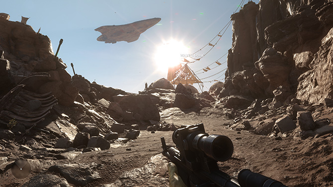 Star Wars Battlefront : superbes images 4K Ultra, en direct de l'alpha PC