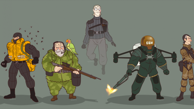 Metal Gear Solid se la joue cartoon avec ces dessins