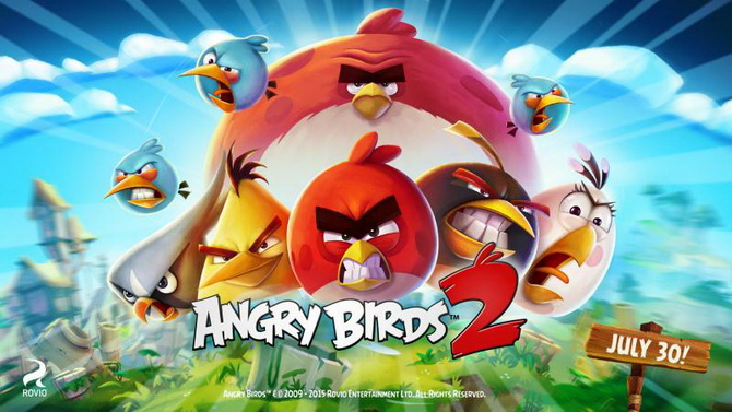 Angry Birds 2 annoncé et disponible à la fin du mois