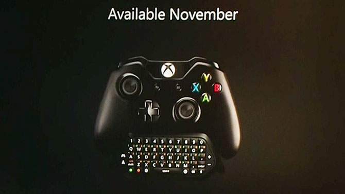 Gamescom 2015 : Microsoft annonce le "Chatpad" pour Xbox One
