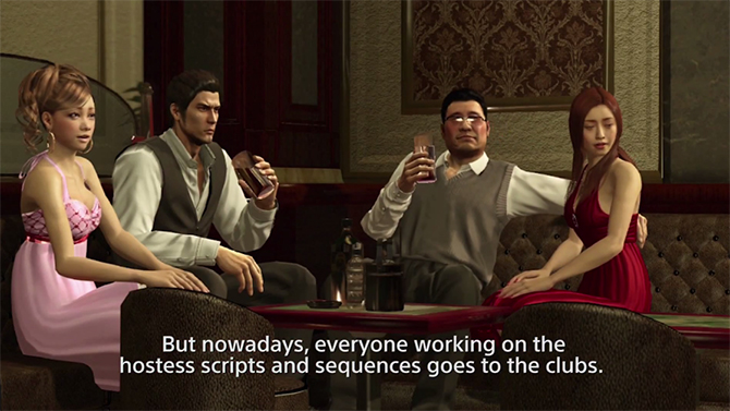 Yakuza 5 : Toshihiro Nagoshi parle des bars à hôtesses