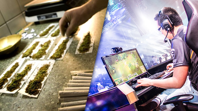 Cannabis, marijuana et haschisch interdits des tournois de jeux vidéo e-sport