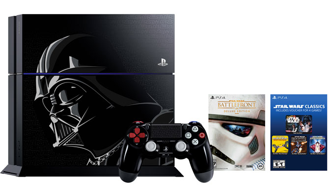 Manette PS4 Dark Vador édition - Bicolore Chrome Or/noir - Occasion