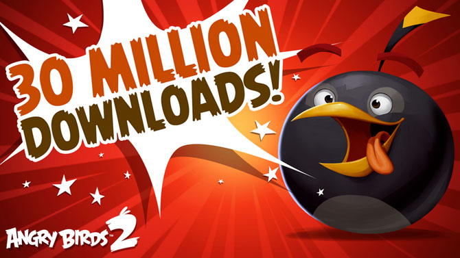 Angry Birds 2 : 30 millions de téléchargements en 2 semaines