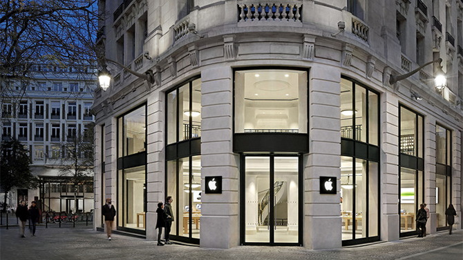 L'Apple Store dévalisé pendant un casse à la voiture bélier